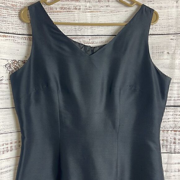 Vision Apparel Dress Womens Vintage Y2K 100% silk scoop neck Sleeveless mini - Picture 3 of 8